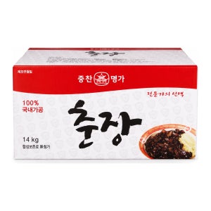 중찬명가 춘장 14kg 업소용 대용량 무방부제