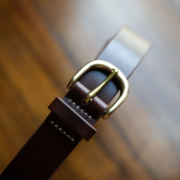 [PETRICHOR LEATHER CRAFT / 페트리코 레더 크래프트] 도치기 레더 벨트