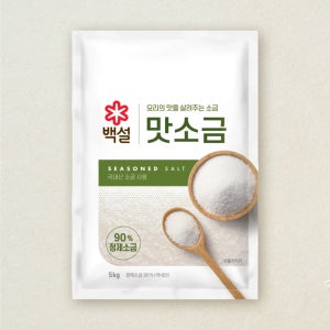 백설 맛소금 5kg, 8개
