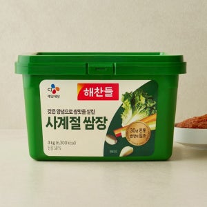 해찬들 사계절 쌈장 3kg, 4개