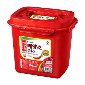 해찬들 태양초 골드 고추장 6.5kg, 8개