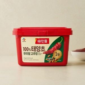 해찬들 100% 우리쌀 태양초 고추장 2kg, 6개