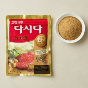 다시다 명품 골드 쇠고기 600g, 8개