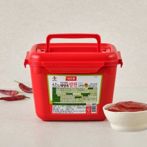 해찬들 태양초 알찬 고추장 4.5kg, 4개