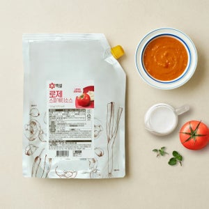 백설 스파게티 소스 로제, 1.5kg, 8개