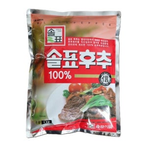 솔표 후추분 1kg 순 블랙페퍼 향신료 말레이시아산 업소용 대용량