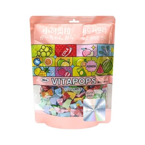 샤오커오라 비타팝스 민트캔디 무설탕캔디 간식 비타민C (12가지맛), 500g, 10개