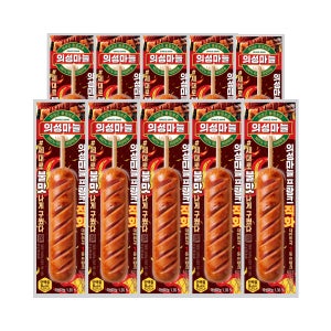 의성마늘프랑크 꼬치 직화, 65g, 10개