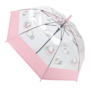 Hello Kitty 헬로키티 스위트드림 자동 60cm 투명 어린이 장우산 핑크 블루