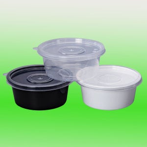 PP 다회용 사출 국용기 TY 105파이 중 340ml 800개입 배달포장