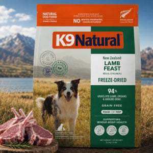 K9 독 동결건조 사료 양고기, 3.6kg, 1개