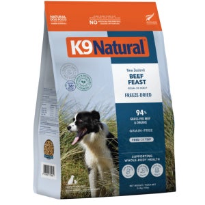 K9 독 동결건조 사료 소고기, 3.6kg, 1개
