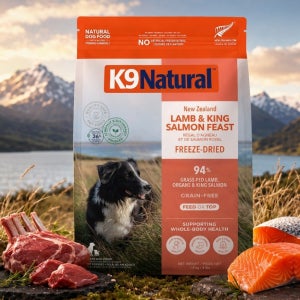 K9 독 동결건조 사료 양고기+연어, 1.8kg, 1개