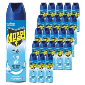 에프킬라 수성 에어로졸 살충제 무향, 600ml 24개