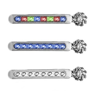 자동차 외부장착 LED 풍력 바람개비 램프 튜닝소품 4color