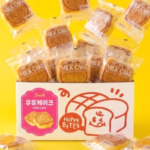 우유케이크 50g 26개입 대용랑 단체간식 탕비실 사무실 회사 행사 기념일 과자