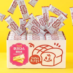 쿠크다스화이트9g300개 단체간식 대용량