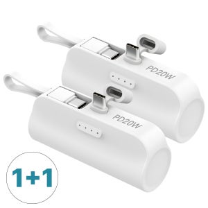 컴우드 PD 20W 고속충전 5000mAh 듀얼 C타입 도킹형 보조배터리