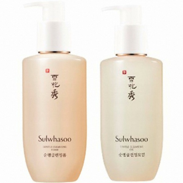 설화수 순행 클렌징 폼 200ml + 클렌징 오일 200ml