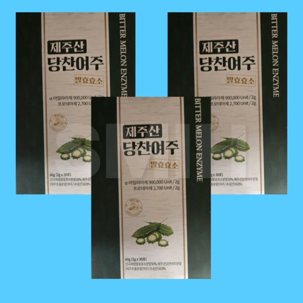 제주산 당찬여주 발효효소 30포 3개