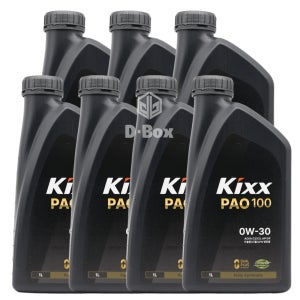 제네시스 G80 RG3 3.5T 가솔린 엔진오일 킥스파오100 0W30 7L