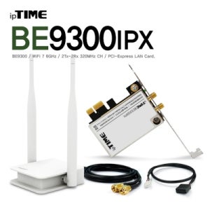 ipTIME WiFi7 PCI-E 11be 무선 랜카드 BE9300IPX