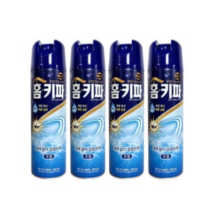 홈키파 무향모기향 에어로솔 수성 뿌리는 모기향 500ml 4개