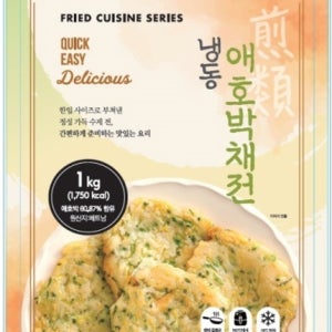 글로벌냉동 이지쿡 애호박채전 1kg (약16개입)