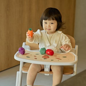 [2026년형] 붐케어 스르륵 하이체어 유아식탁의자 아기의자 발판 높이조절