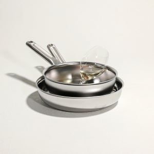 리빙아트 씨엘로 무연마제 통5중 스테인리스 프라이팬 20cm