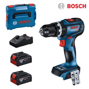 보쉬 18V 충전 BL 해머 드릴 드라이버 GSB18V-90C 풀세트 (케이스+본체+충전기1개+5.0Ah 배터리2개)