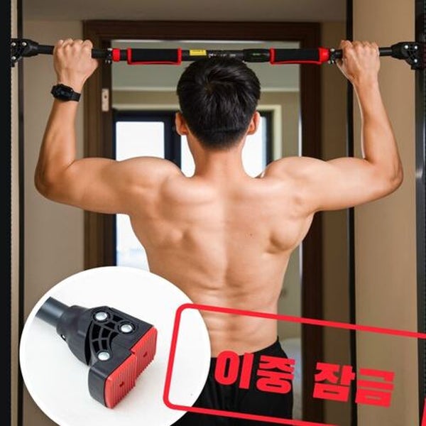 몬스터락 실내철봉 문틀철봉 가정용 턱걸이 운동기구 풀업바 홈트 방문 문틈 도어짐 홈트레이닝 철봉