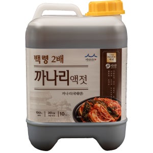 다산 국내산 2배 까나리액젓 프리미엄 3년 숙성 액젓 10L, 1개