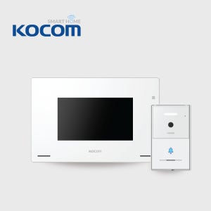 코콤 KCV-YO71 아날로그 7인치 비디오폰 인터폰 초인종 아파트 빌라 주택 교체 설치