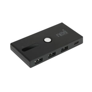 넥시 USB3.0 선택기 메모리 전환기 2:4 포트 공유기 NX1492