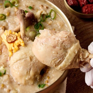 힌빙 누룽지 왕다리 삼계탕 1kg 초복 말복 몸보신 부모님선물 한우사 육수 실온보관