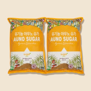 아우노슈가 대용량 비정제설탕 비정제원당 유기농 사탕수수 마스코바도 원당 10kg