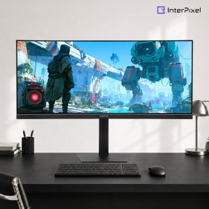 [IPS BLACK P3 100%] 인터픽셀 IPU3420 UWQHD 120Hz 울트라 와이드 컴퓨터 모니터 86~87cm(34인치)