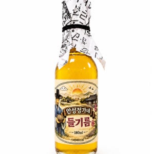 안성정가네 국산 들기름 180ml 저온압착 통들깨 HACCP