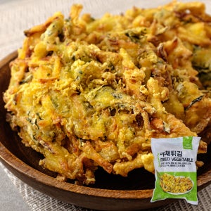 야채튀김 1kg 10봉 밀키트 분식 캠핑음식 캠핑요리 간편식 야채 간식
