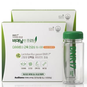 BNR17 다이어트 유산균 비에날씬 프로틴 40g + 텀블러세트 14포, 2개