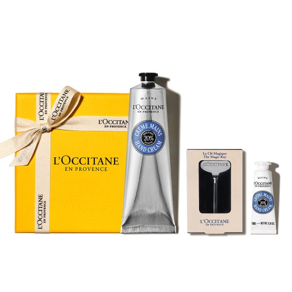 [기프트][단독]록시땅 시어 버터 핸드 크림 150ml 세트(카리테 콩포르)(+디럭스 1종+매직키)