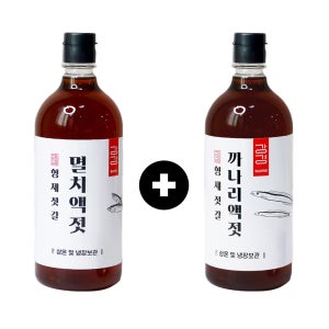 국산 멸치액젓+까나리액젓 2종세트 600g, 2개