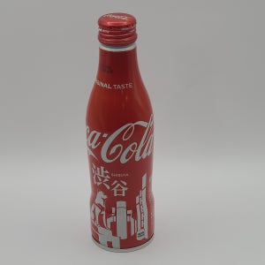 코카콜라 일본 2017년부터 발행 시부야 에디션 250ml 알루미늄 보틀 1병 한정판