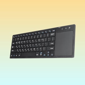 무선키보드 터치패드 슬림 2.4Ghz 펜타그래프키보드 USB리시버 포함 CRT328