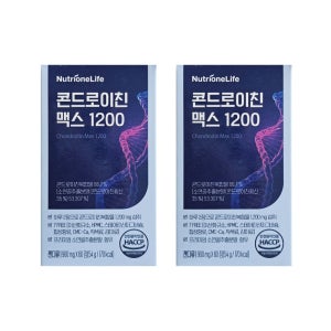 뉴트리원 이병헌 콘드로이친 맥스 1200 2개 2개월분 소연골 콘드레이친 소유래 콘도로이친