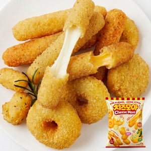 치즈모아 5가지맛 모둠 치즈스틱 볼 모짜렐라 치즈링 포테이토 고구마 크림 230g, 1개