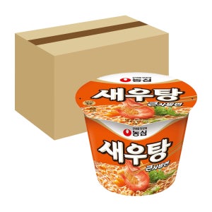 농심 새우탕 큰사발 새우, 115g, 16개