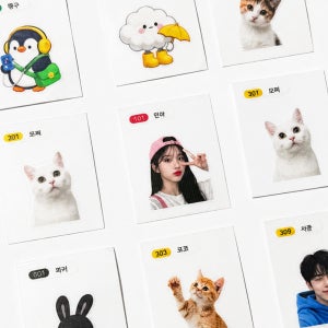 패킨 띠부띠부씰 제작 주문제작스티커 스티커 굿즈