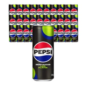 펩시 제로 라임 제로콜라 슬림캔 250ml, 30개